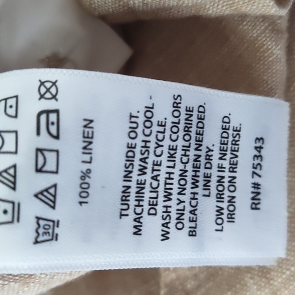 Jones New York linen shorts size Medium - Picture 4 of 6